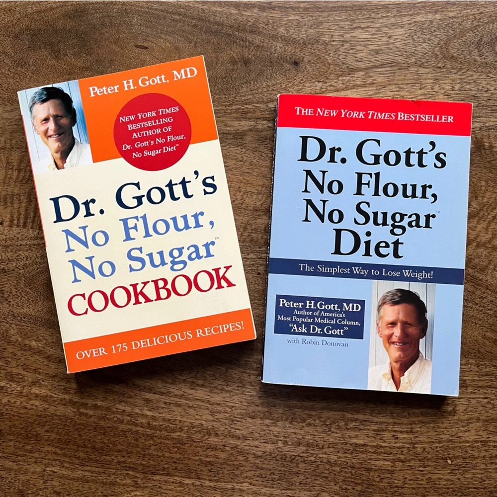 Dr Gott’s Book Bundle No Flour No Sugar Diet Book & No Flour No Sugar Cookbook